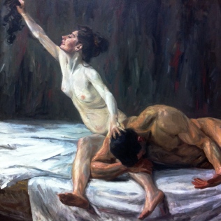 Max Liebermann , Samson and Delilah, 1902 (detail)